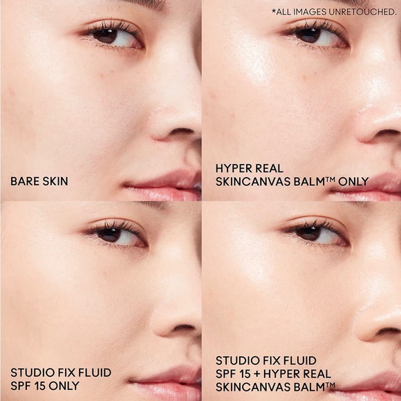 ✨NIB✨ MAC Hyper Real SkinCanvas Balm Moisturizing Cream Mini .5oz - Picture 5 of 11